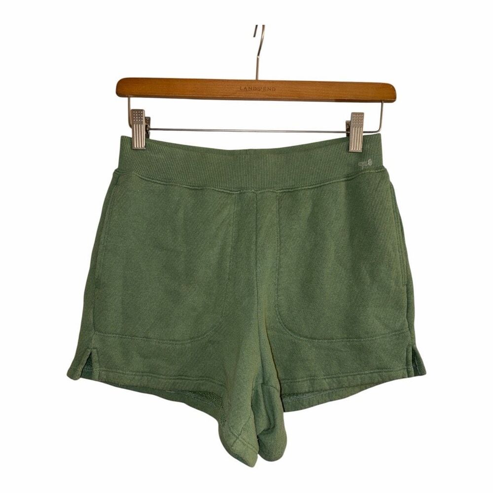 ✨Madewell MWL Airyterry Stitched-Pocket Hthr Versailles Green Sz XS Sweatshorts✨ - Picture 5 of 8